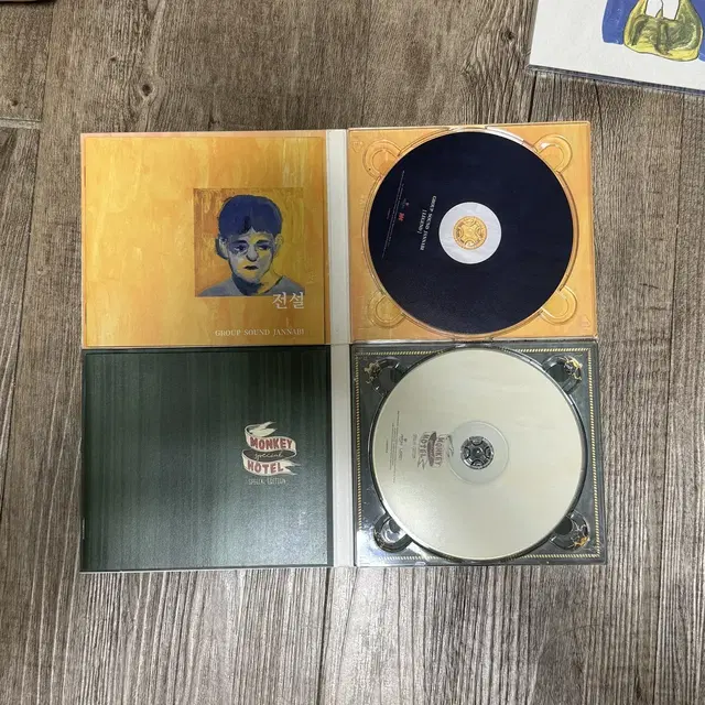 잔나비 CD (1,2집 소곡집 미발매) 판매