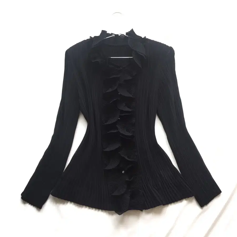 [SALE] Gothic Pleats ruffle cardigan