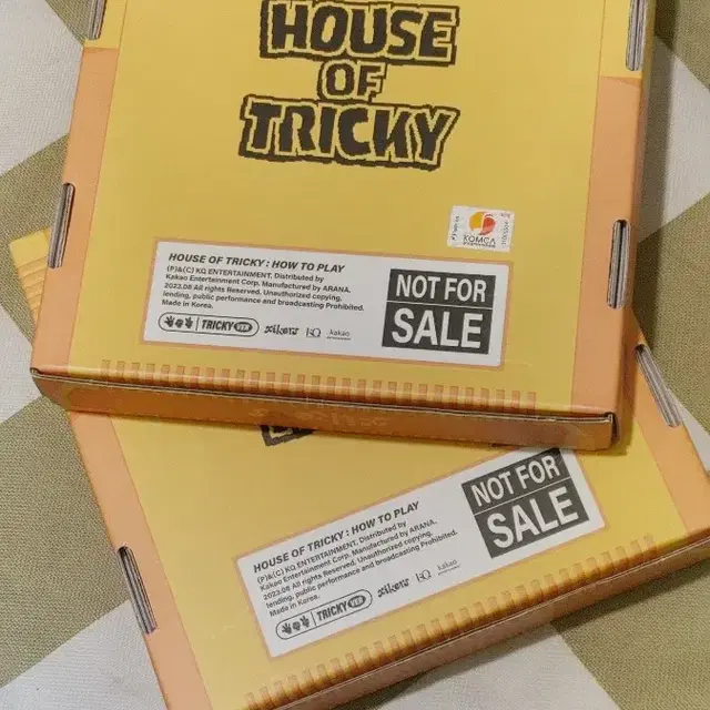 싸이커스 xikers House of Tricky 싸인 to멘트 2장