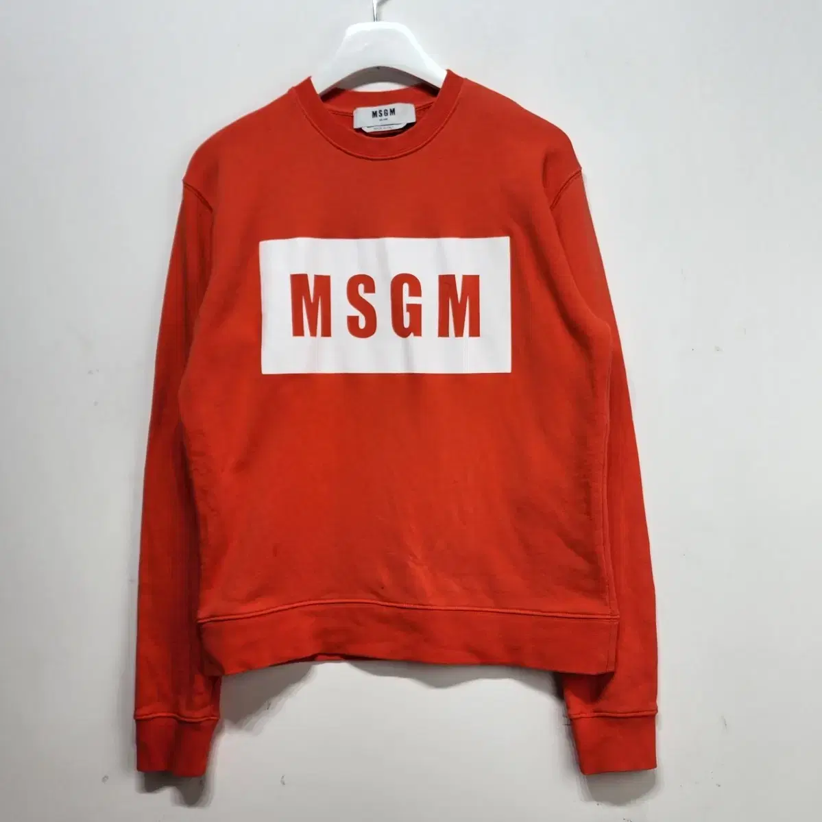 엠에스지엠 MSGM 빅로고 맨투맨티셔츠 L