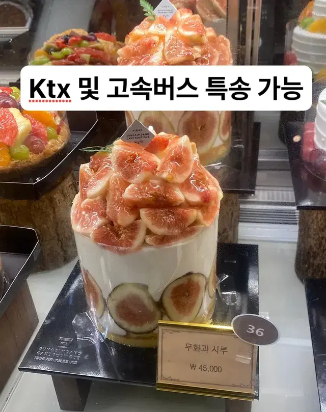 무화과시루 ktx 및 고속버스 특송 해드려요