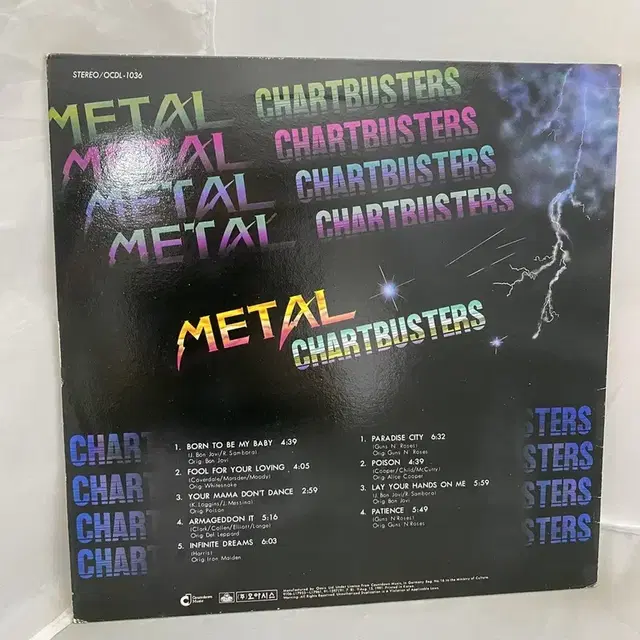 METAL CHARTBUSTERS LP / C861