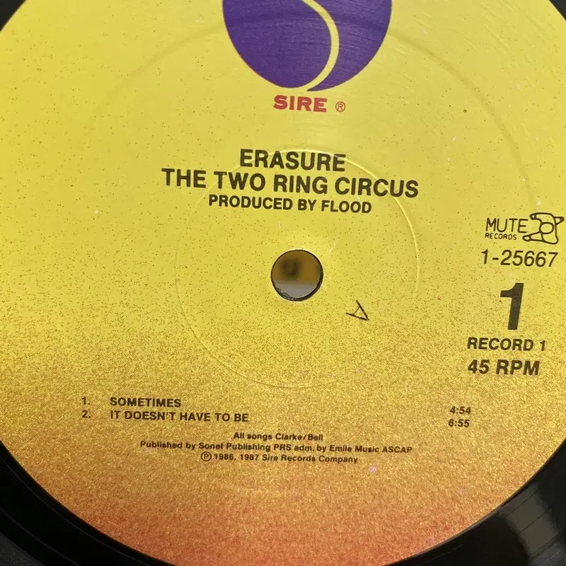 ERASURE LP / C981