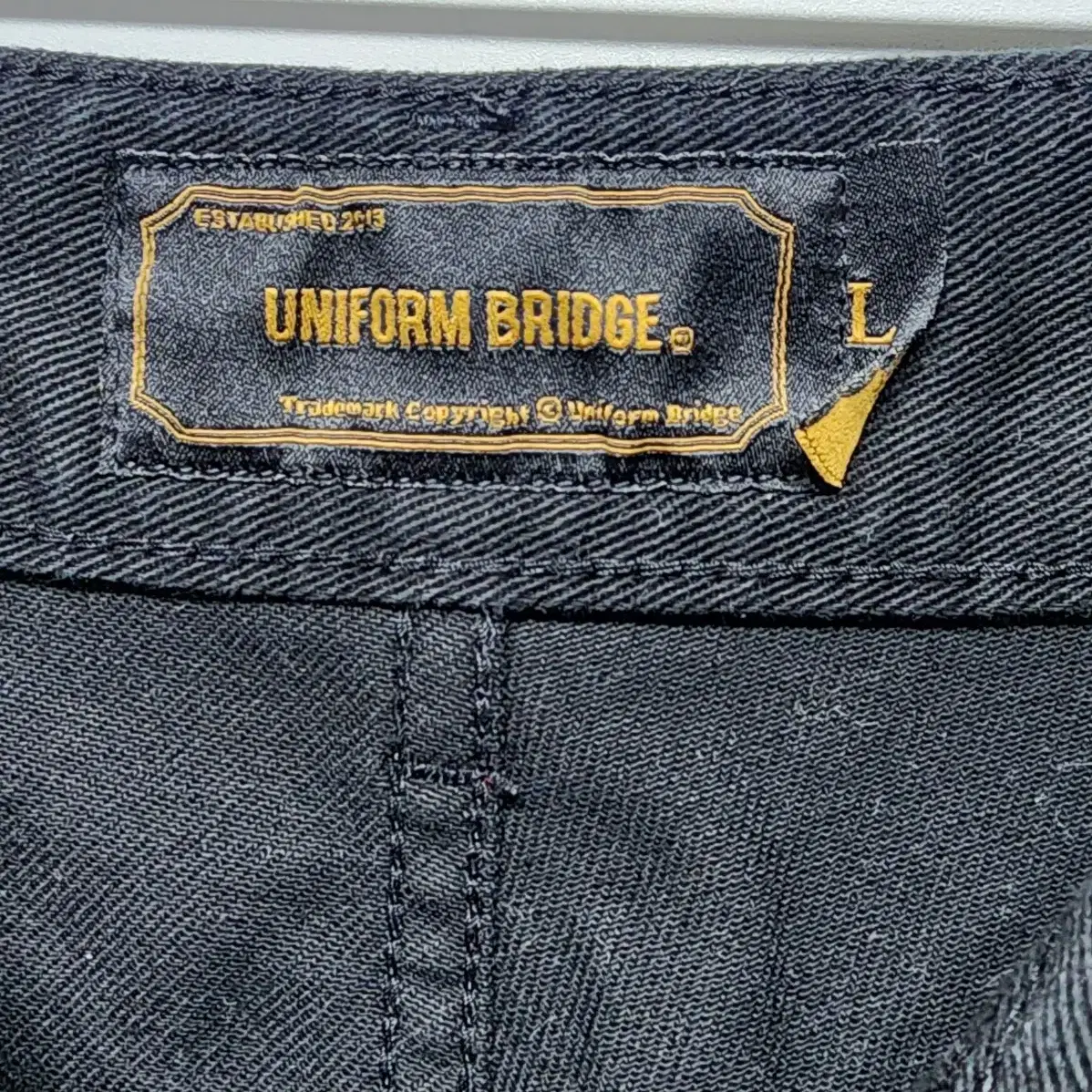 유니폼브릿지 UNIFORM BRIDGE 팬츠 반바지 블랙 32