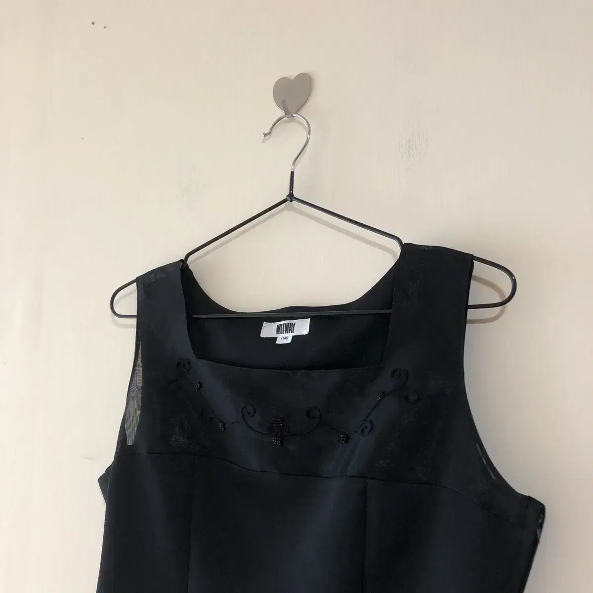 Vintage WITWAY black sleeveless bl