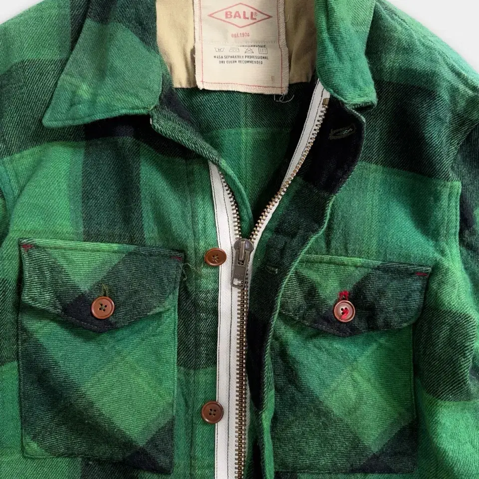 vintage forest ranger flannel jacket