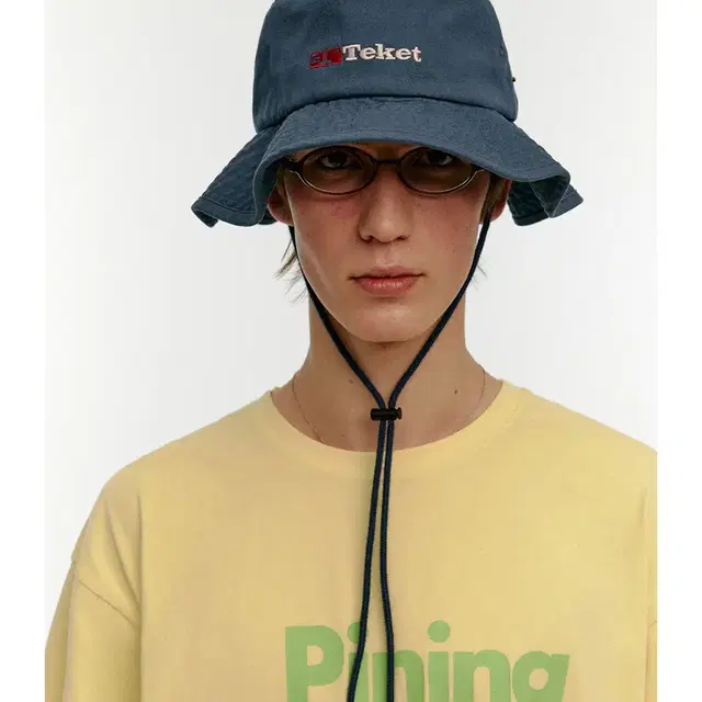 (구해요) 테켓 버킷햇 남색 핑크 teket bucket hat