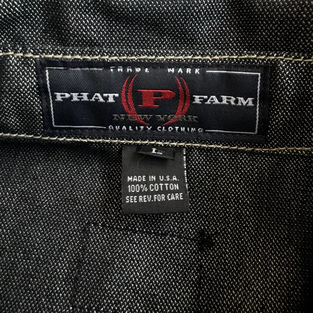 Phat Farm  팻 팜 스팰아웃 포켓 데님 자켓