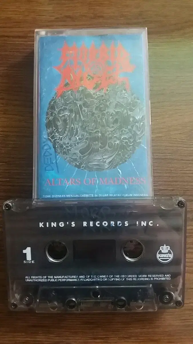 morbid angel 수입 카세트테이프