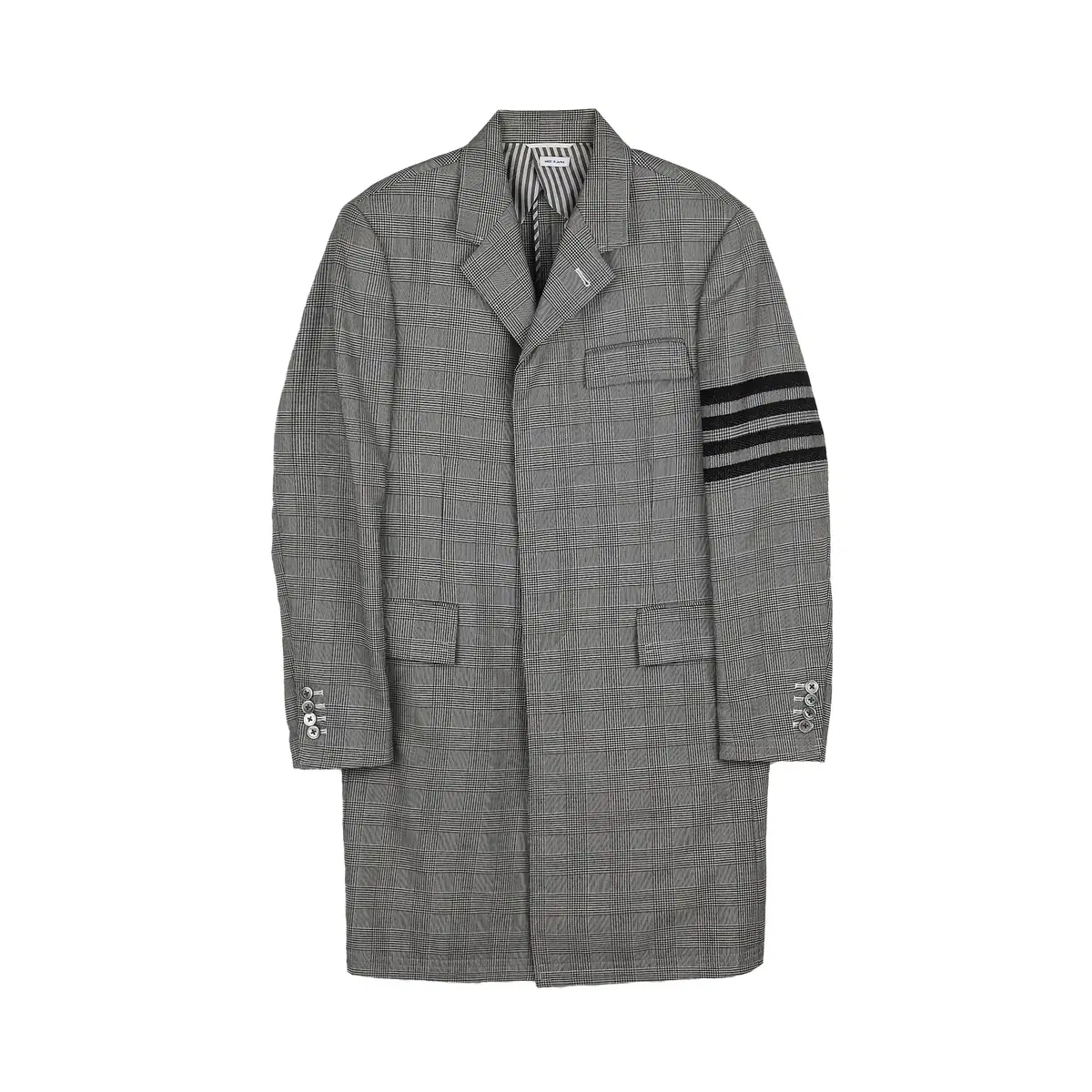 Thom Browne High Armhole Chesterfield Wool Coat-2