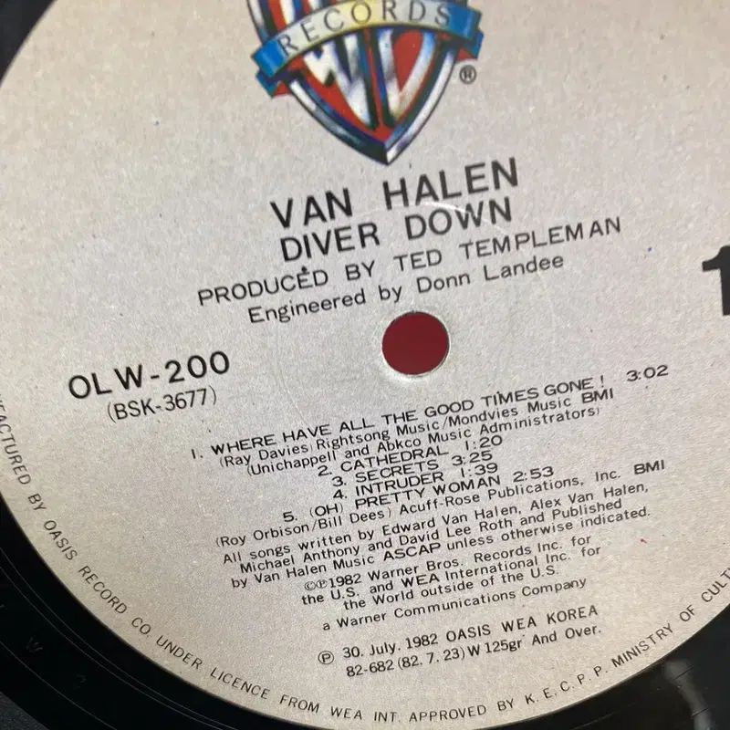 VAN HALEN  LP / C1004