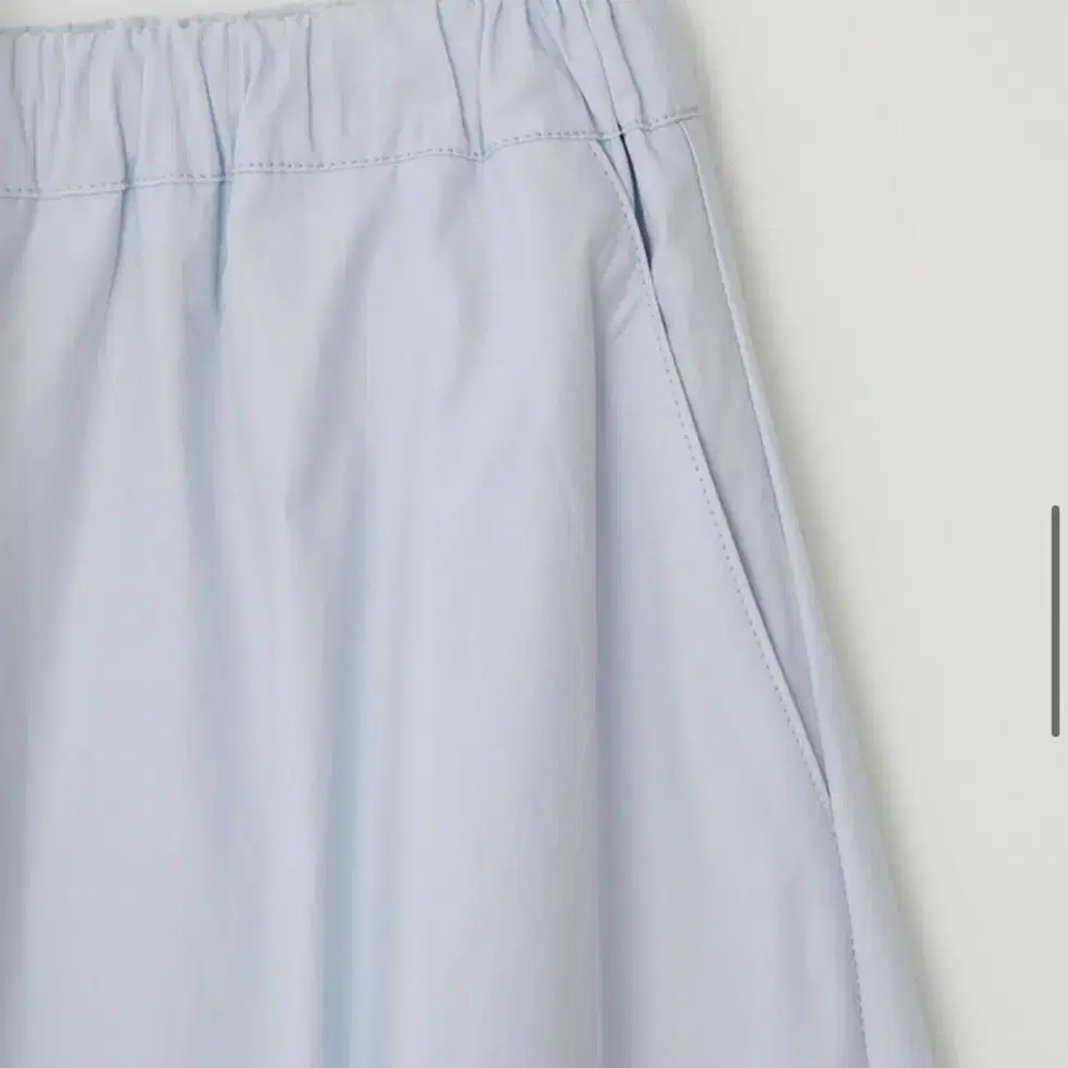 브렌다브렌든 easy cotton skirt - sky