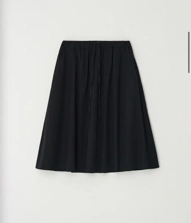 브렌다브렌든 easy cotton skirt - black