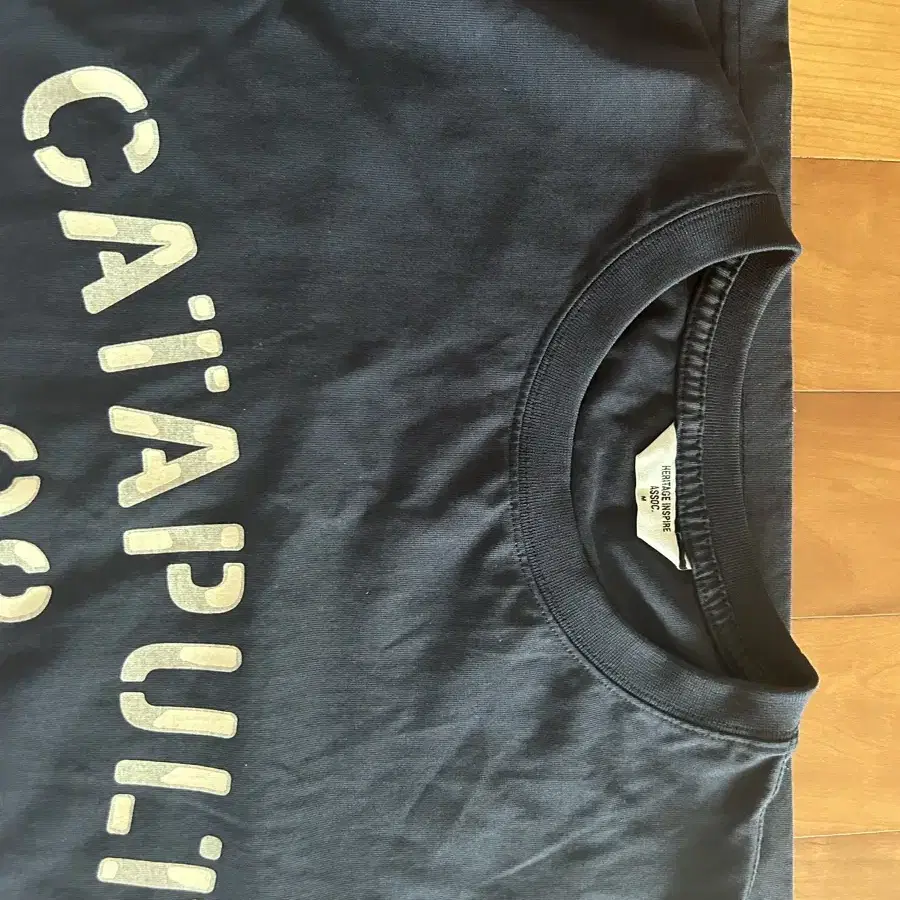 유니온블루 반팔 CATAPULT LOGO PRINTED T-SHIRT