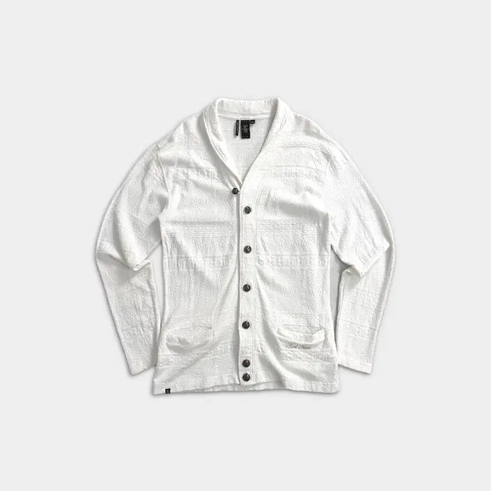 karl kani white diamond cardigan