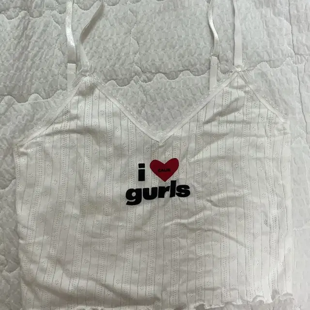 에즈이프캘리 나시 CALIE GURLS SLEEVELESS WHITE