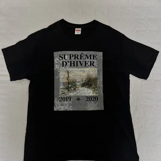 [L] Supreme 슈프림 반팔 티셔츠 블랙