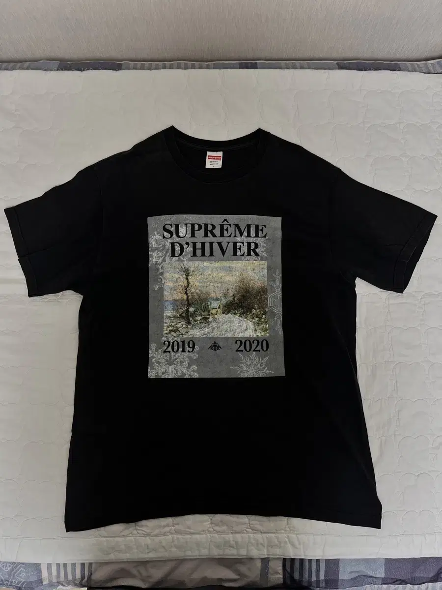 [L] Supreme Supreme Short-sleeved T-shirt Black