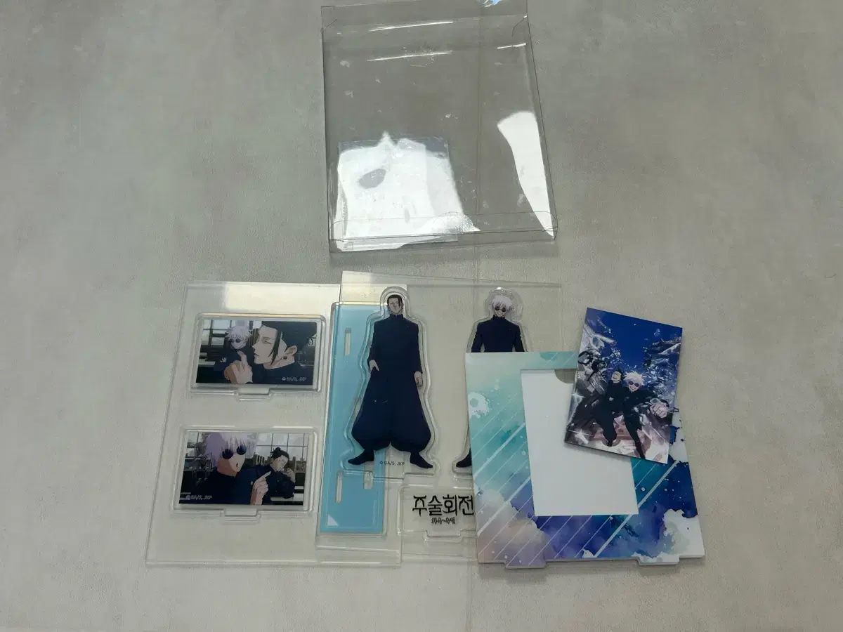 Jujutsu Rotation pop up Photocard acrylic stand + Jujutsu Rotation four cuts WTS