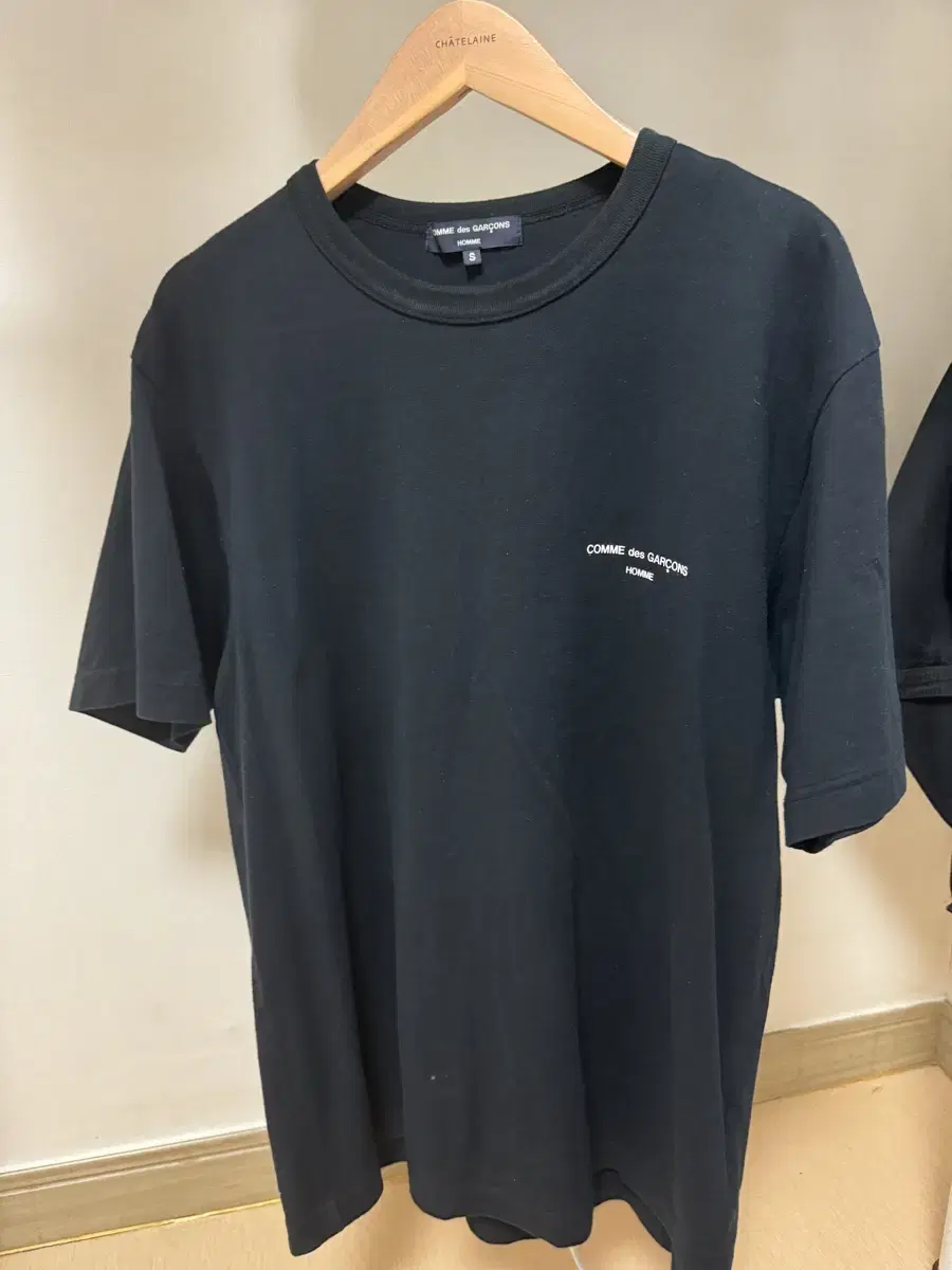 Comme des Garçons Song Homme Logo Black Crewneck S