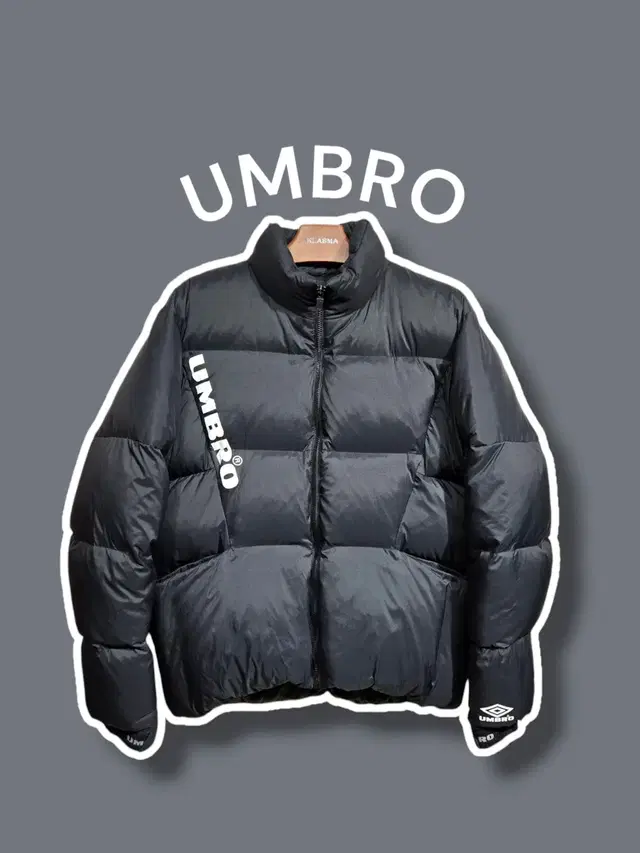 95/ UMBRO 엄브로 나일론 덕다운 숏패딩 /0821