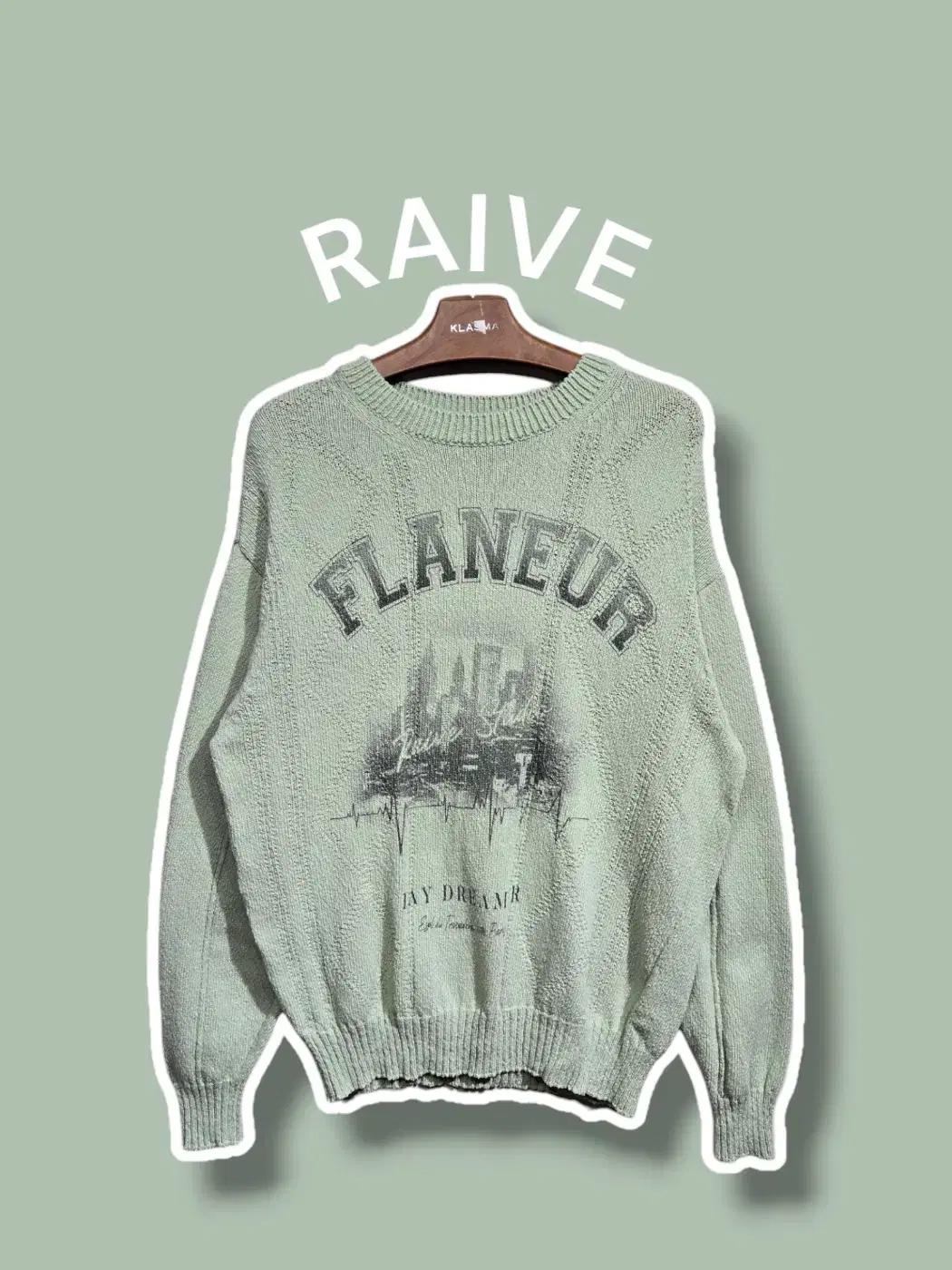 02/ RAIVE Rave Print Knit Mints /0821