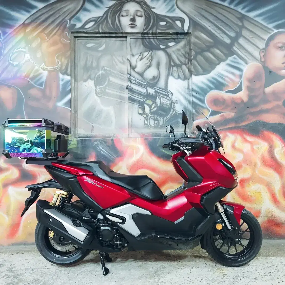 혼다ADV350CC/레드/22년식/56511KM/오토바이/어드방/스쿠터/