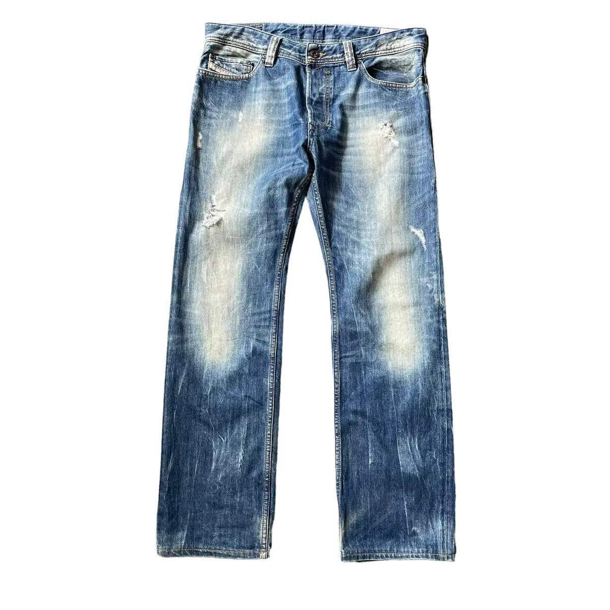 (31) Diesel Damage Wash Denim Pants