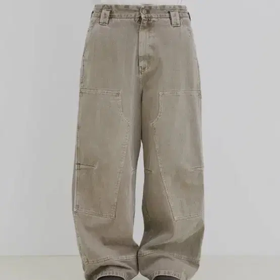 [L] 이에이 MAC CARPENTER DYING PANTS Brown