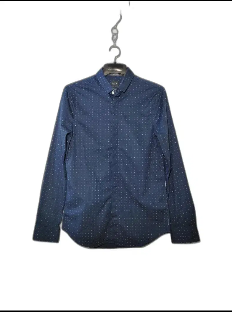 ARMANI EXCHANGE Armani Exchange Men's Patterned Long Sleeve Shirt