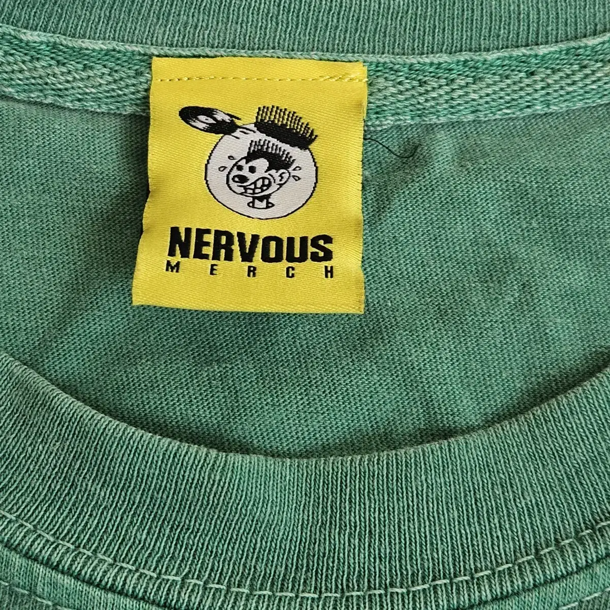 너버스 레코드 Nervous Records 반팔 티셔츠 그린