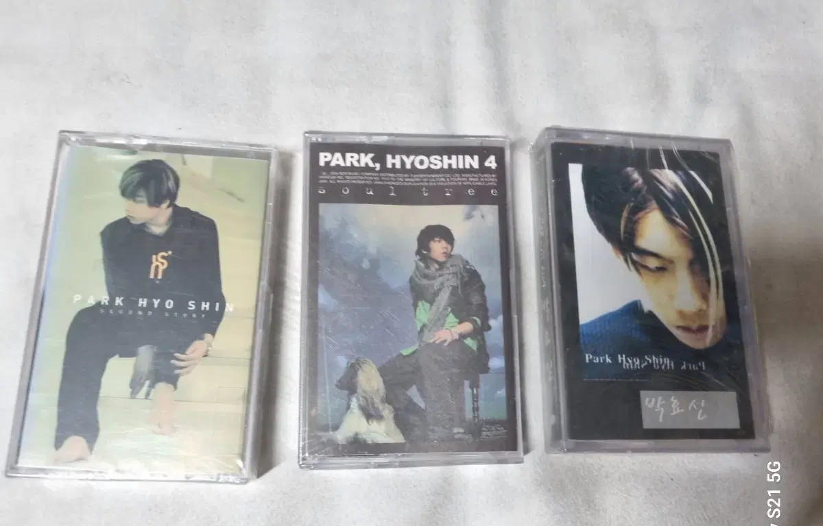 (Cassette Tape)Park Hyo Shin 1집 2집 4집 3장Bulk