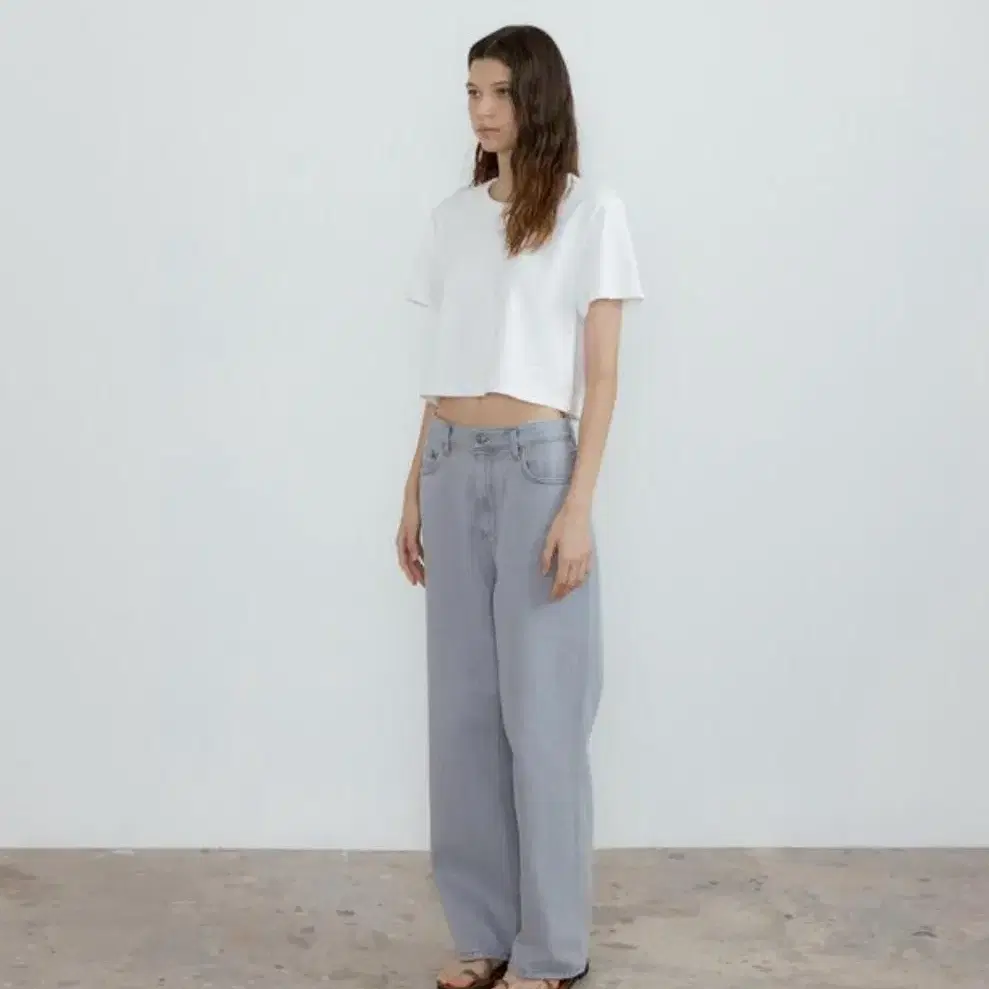 타낫 T/T toft wide pants 그레이 M