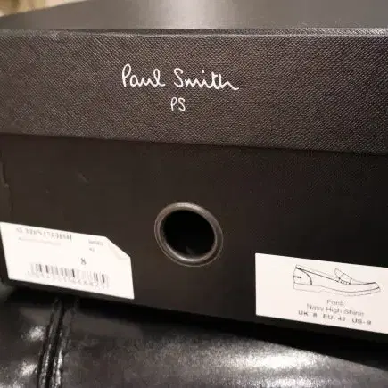 Paul Smith/폴스미스/로퍼/폴리시드레더/다크네이비/UK8/270