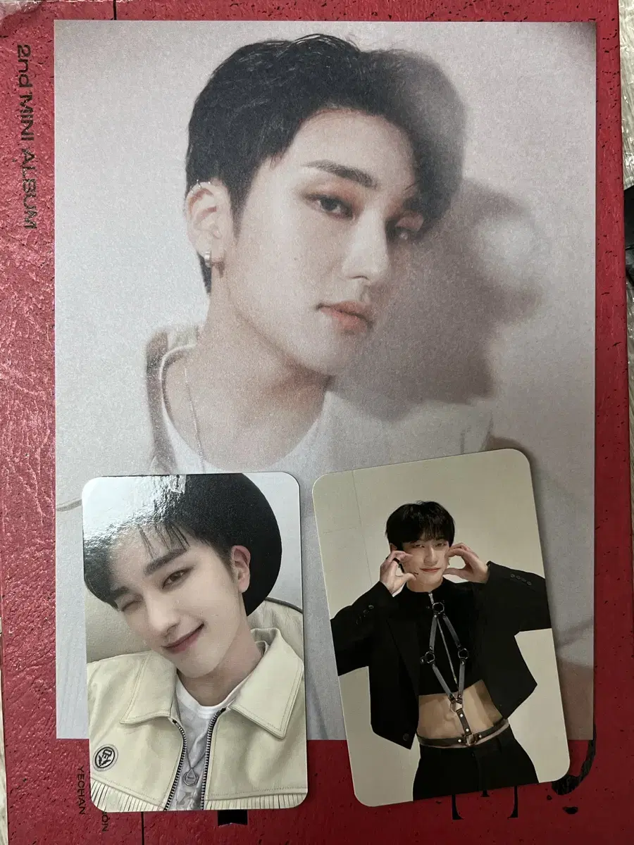 omega x love me like album photocard postcard wts sevin taedong yechan