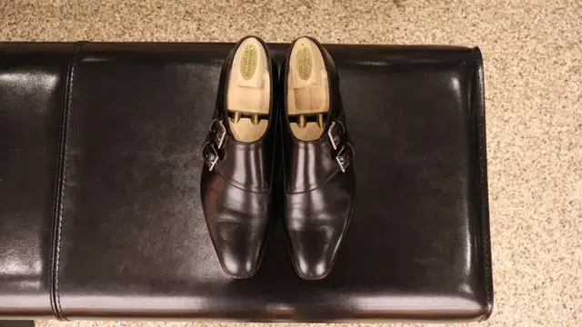 JOHN LOBB/존롭/샤펠/더블몽크/블랙/UK6E/250