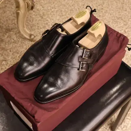 JOHN LOBB/존롭/샤펠/더블몽크/블랙/UK6E/250