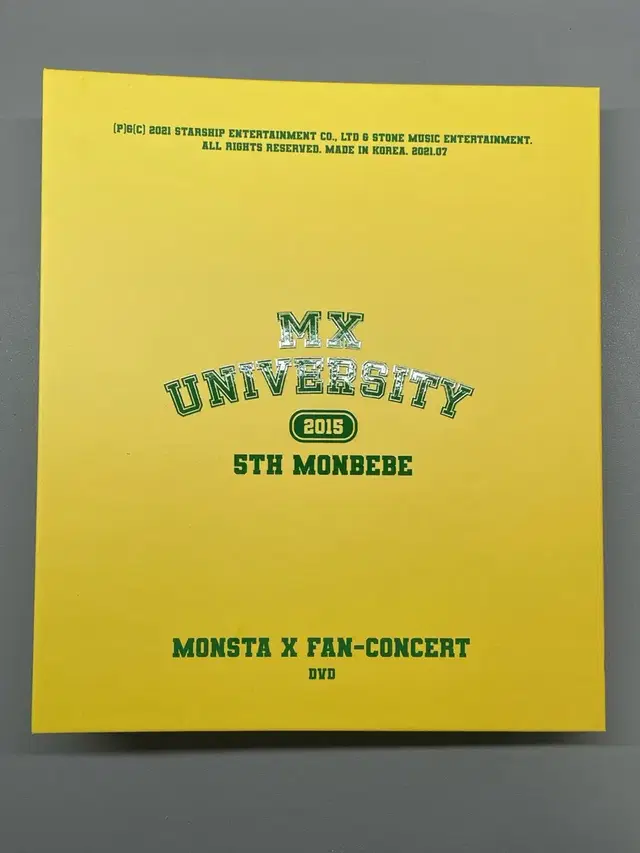 (가격내림없음)몬스타엑스 5기 팬콘 mx university dvd