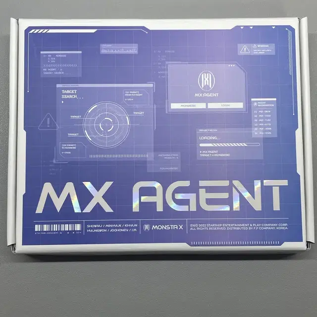 (가격내림없음)몬스타엑스 6기 팬콘 mx agent 블루레이