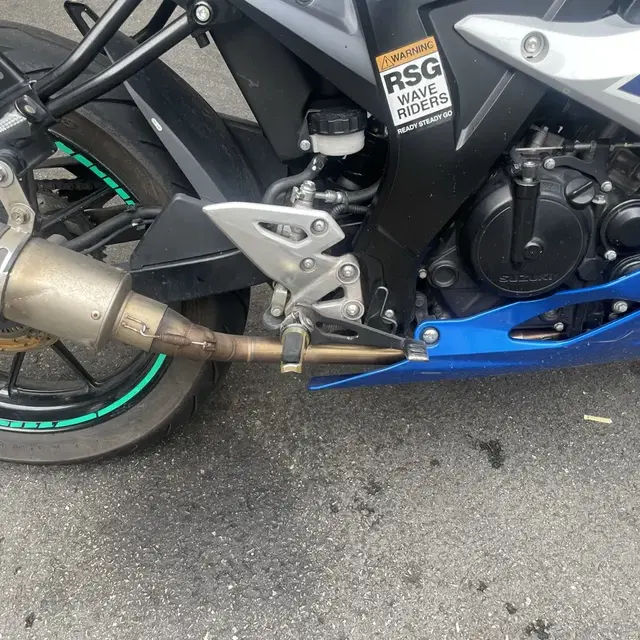 gsxr125 sc머플러