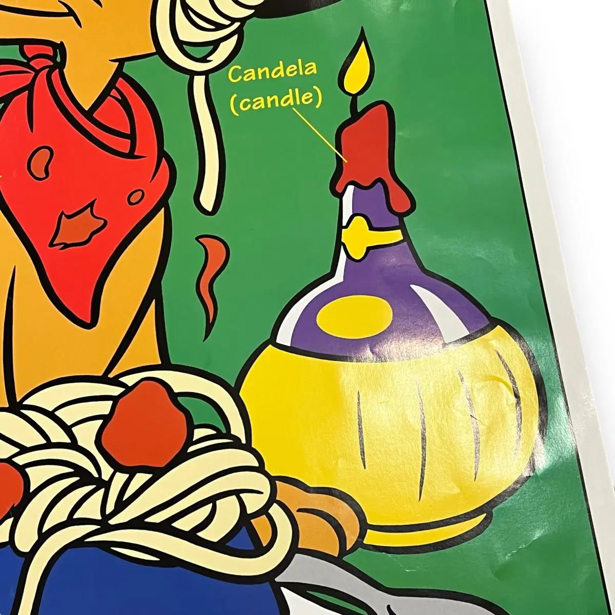 USA Disney "PASTA A LA PLUTO" Poster