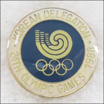 South Korea National Team (88 Seoul Olympics) Badge (SP33)