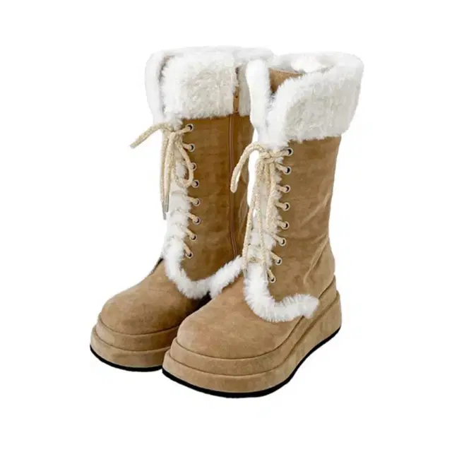 루루서울 winter angel fur boots