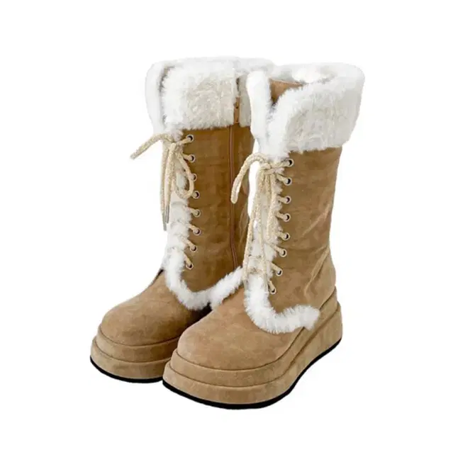 루루서울 winter angel fur boots