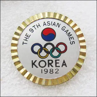 대한민국 대표팀 (1982년 9회 아시안게임) 배지 (sp13)