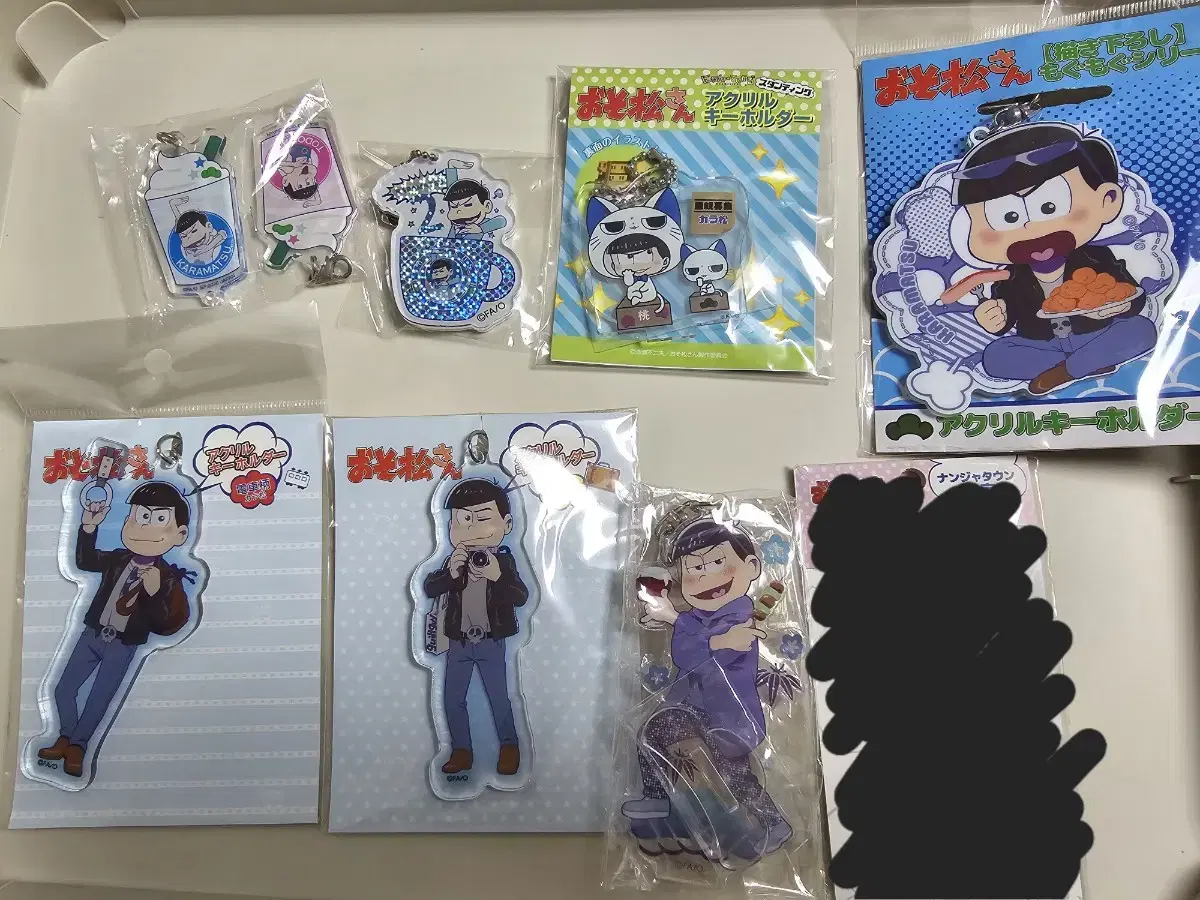 Karamatsu acrylic keyring in bulk