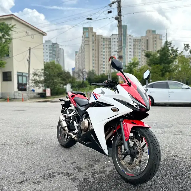 Cbr 500r 16년 슬립온 머플러 구변완료