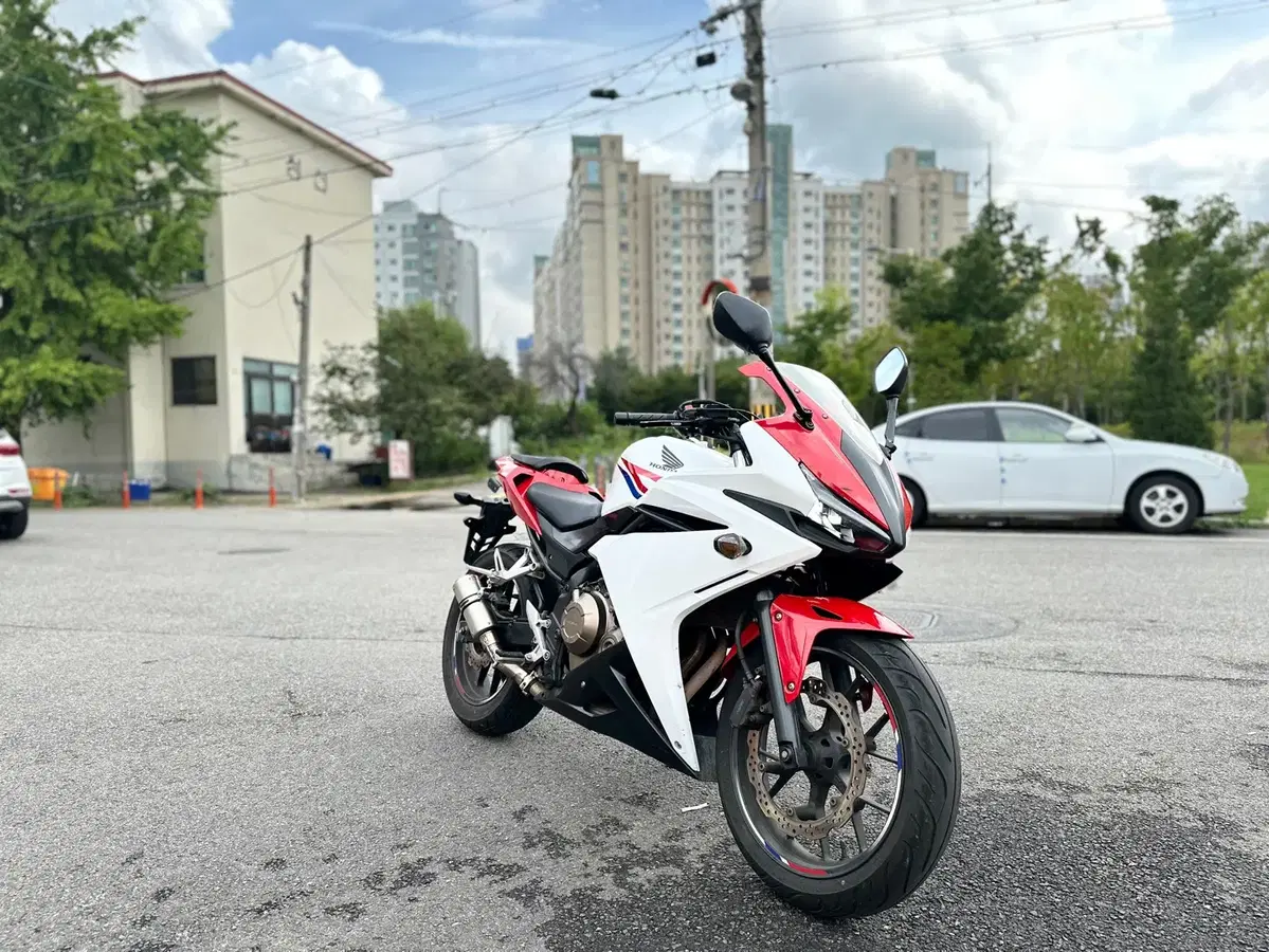 혼다 Cbr 500r 16년 슬립온 머플러 구변완료