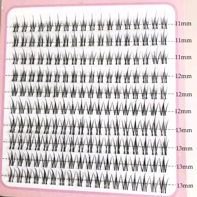 인조 가닥 속눈썹 11mm 12mm 13mm