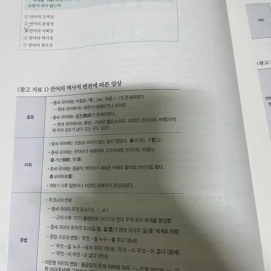 반택포) 메가스터디 하루국어문법